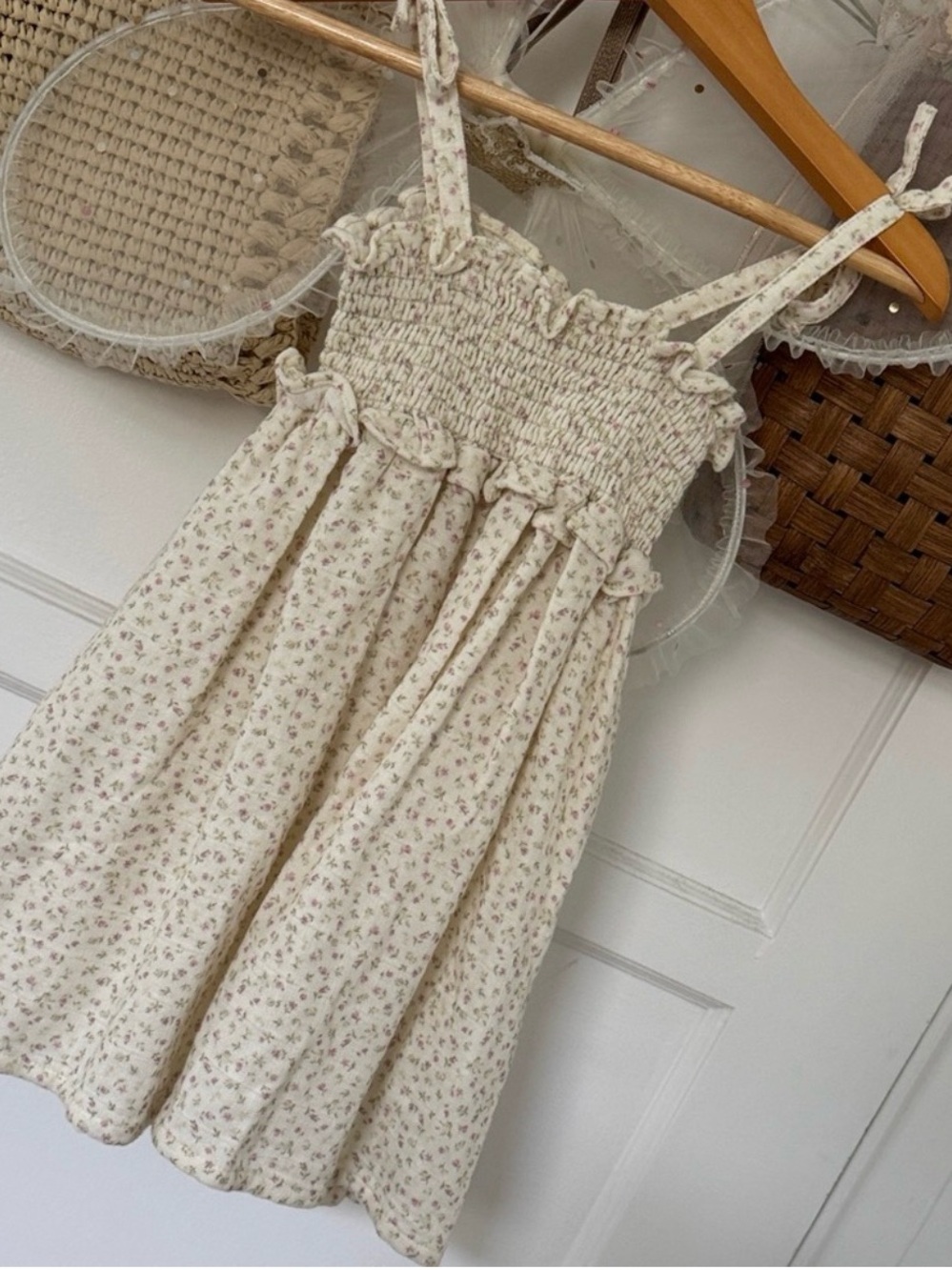Jamie Kay Organic Cotton Muslin Cleo Dress - Pippa Pink